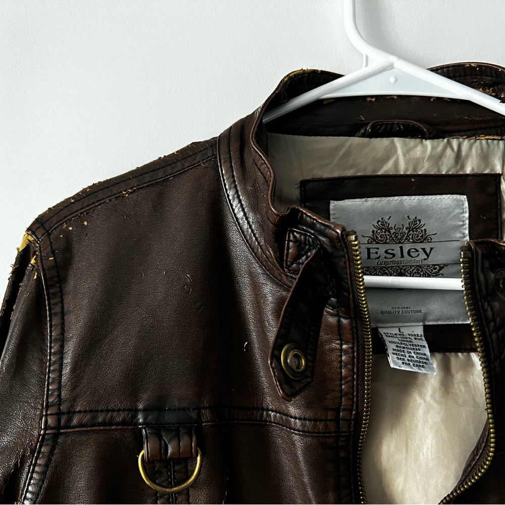 Esley faux leather jacket